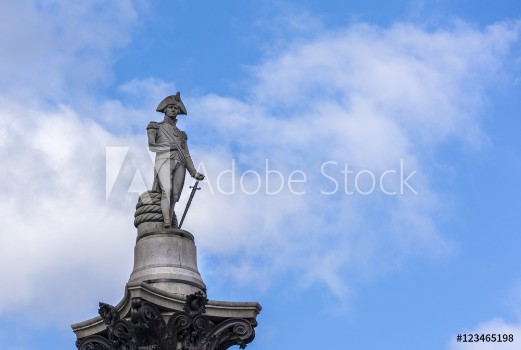 Picture of Statue of Admiral Nelson in London